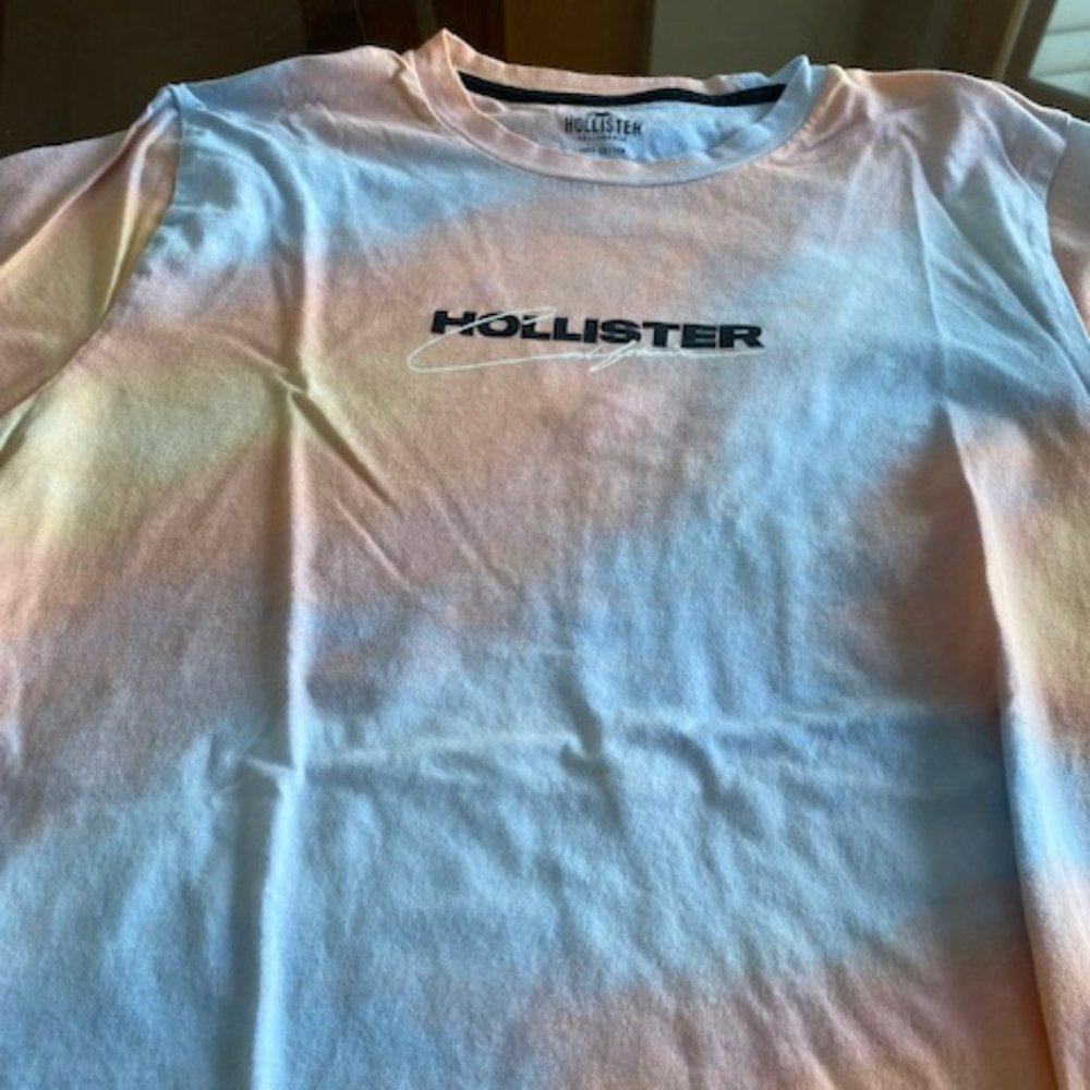 Hollister Mens Tie Dye T-Shirt Size Medium